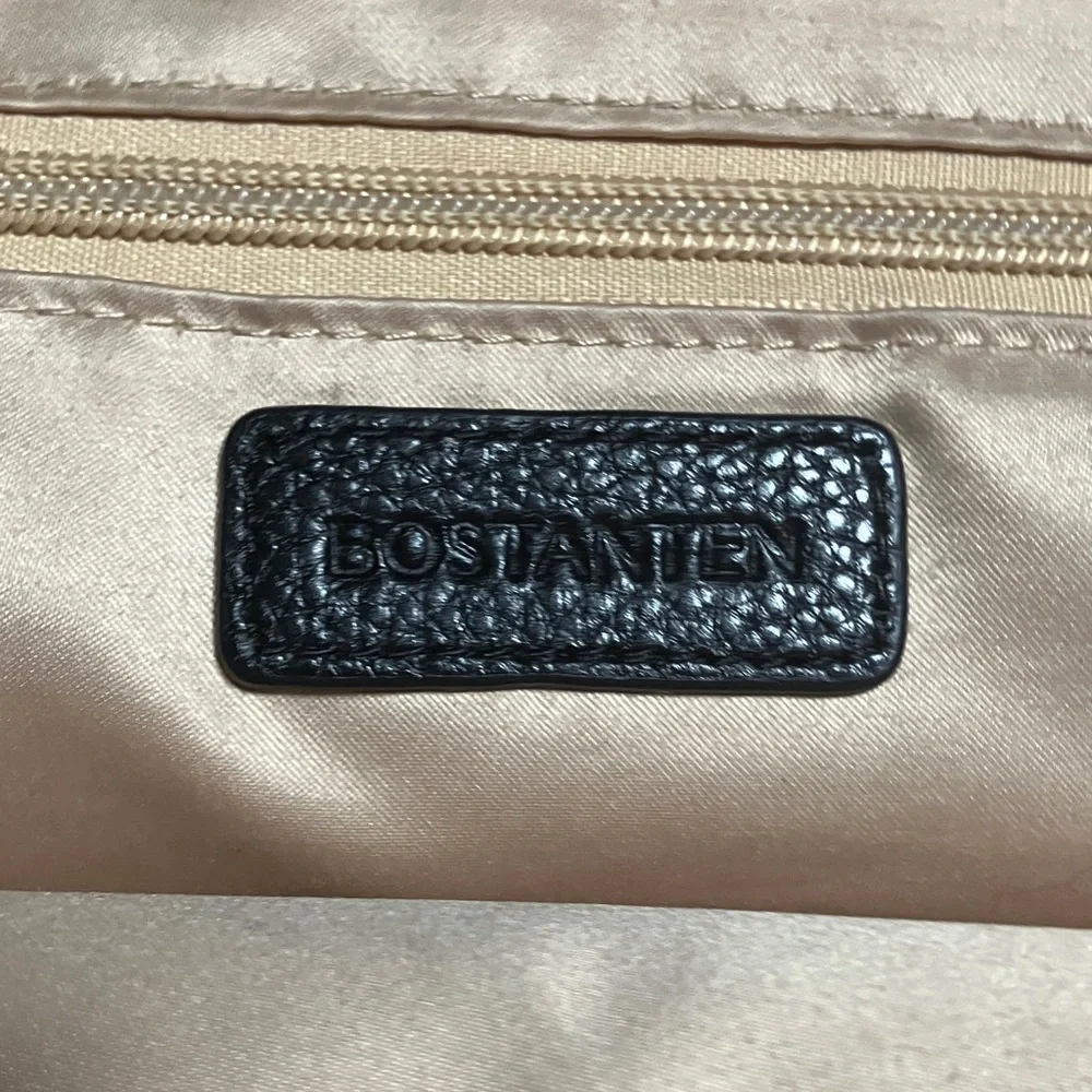 Black Leather Bostanten Backpack - Picture 2 of 13